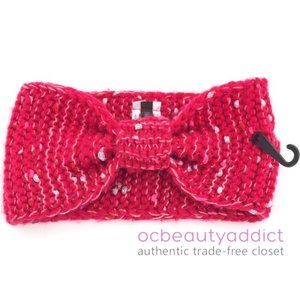 Natasha Women’s Hot Pink Knit Bow Girly Headband